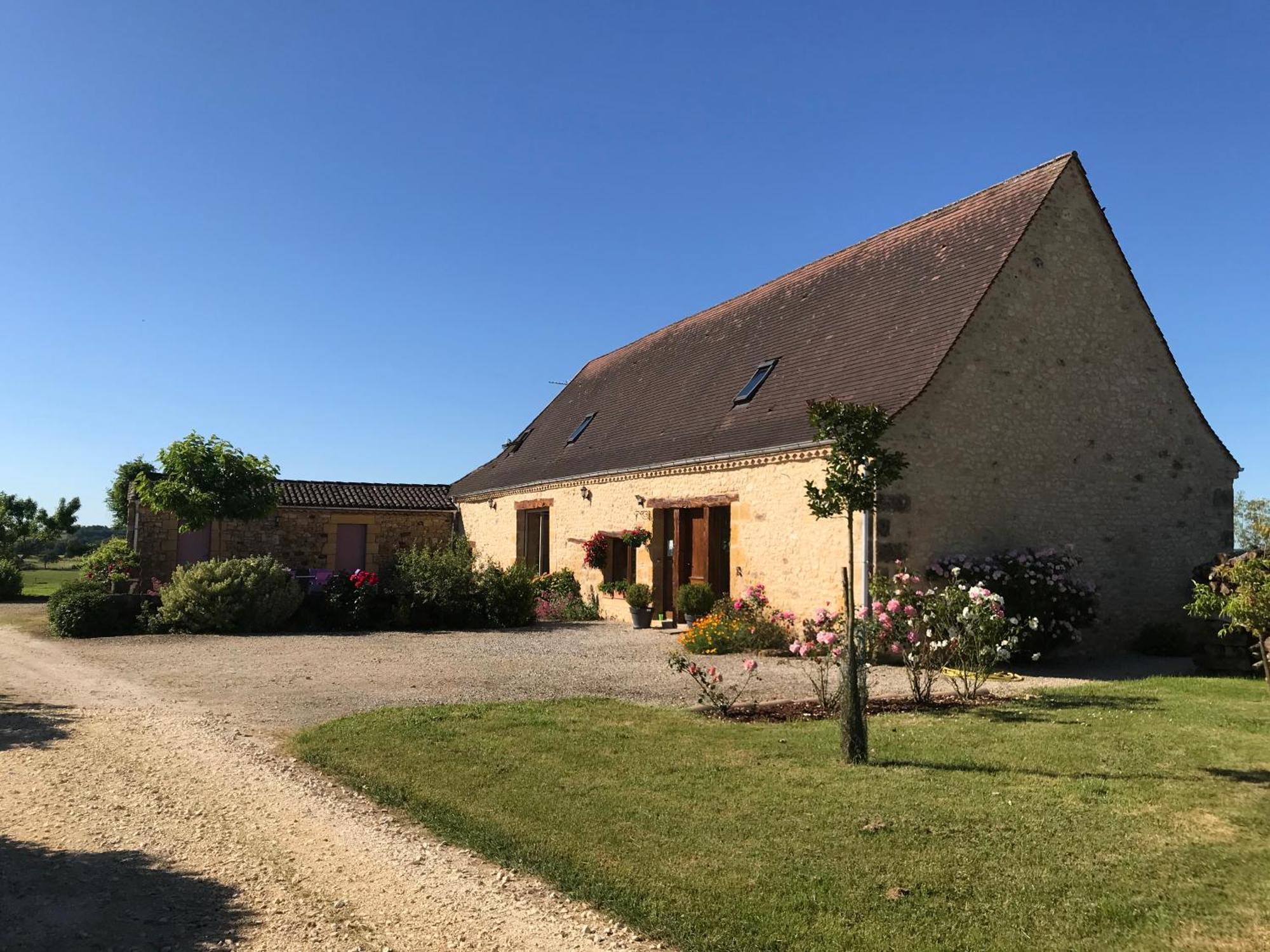 Chambre D'Hotes La Ferme De La Croix. Bed & Breakfast Saint-Avit-Senieur Exterior photo